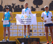 Shymkent hosted the national triathlon championship