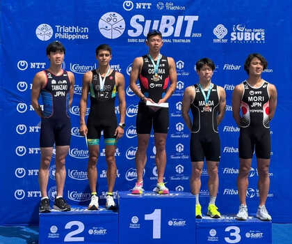 Дарын Конысбаев завоевал серебро на 2025 Asia Triathlon Cup Subic Bay