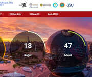 The official landing page of Asian Championship in Nur-Sultan